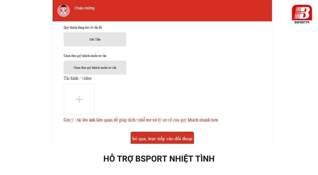 Hỗ trợ Bsport hoạt động 24/7