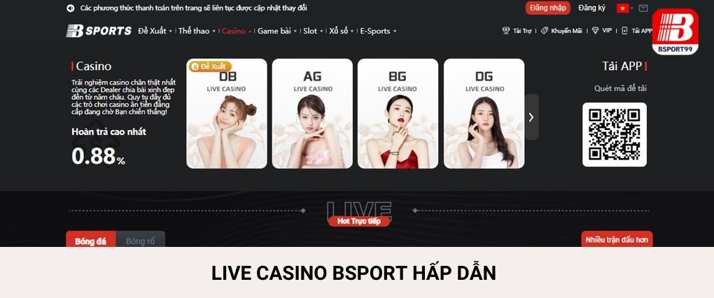 Bsport bet live casino